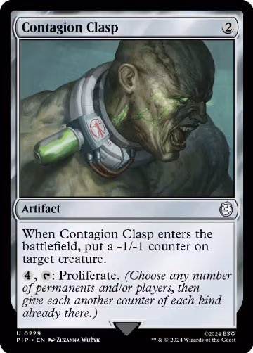 Contagion Clasp (229), Universes Beyond: Fallout — Magic card price