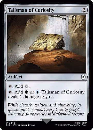 Talisman of Curiosity (245), Universes Beyond: Fallout — Magic card price