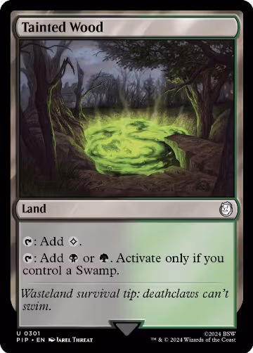Tainted Wood (301), Universes Beyond: Fallout — Magic card price