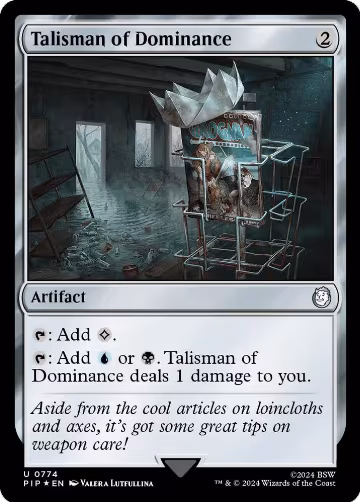 Talisman of Dominance (Surge Foil) (774), Universes Beyond: Fallout — Magic card price