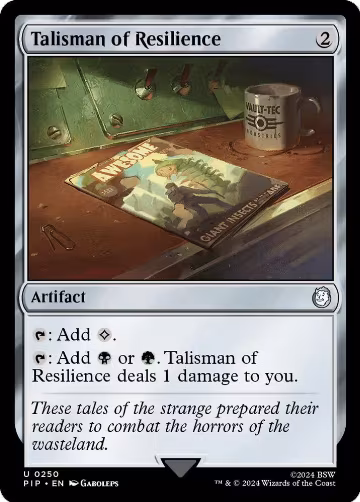 Talisman of Resilience (250), Universes Beyond: Fallout — Magic card price