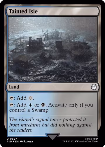 Tainted Isle (Surge Foil) (827), Universes Beyond: Fallout — Magic card price