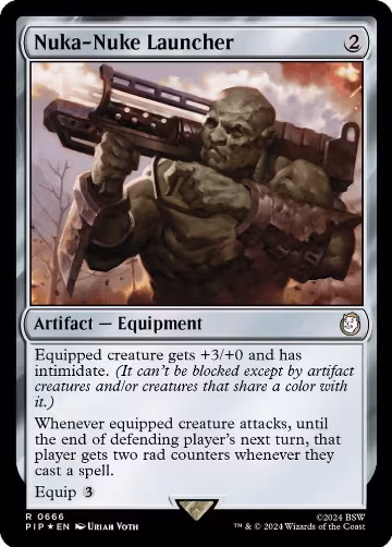 Nuka-Nuke Launcher (Surge Foil) (666), Universes Beyond: Fallout — Magic card price