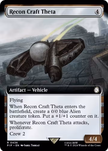Recon Craft Theta (Extended Art) (436), Universes Beyond: Fallout — Magic card price