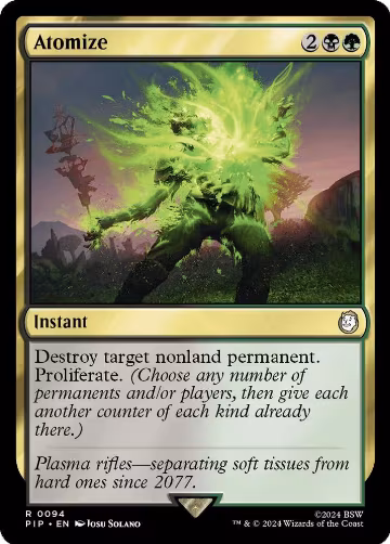 Atomize (94), Universes Beyond: Fallout — Magic card price