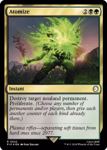 Atomize (Surge Foil) (622), Universes Beyond: Fallout — Magic card price