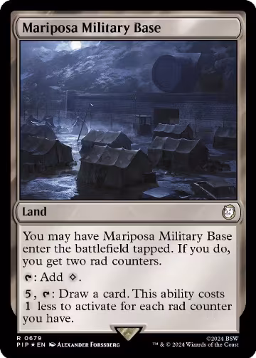 Mariposa Military Base (Surge Foil) (679), Universes Beyond: Fallout — Magic card price