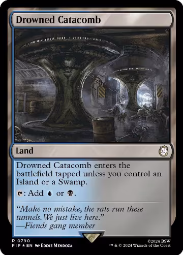Drowned Catacomb (Surge Foil) (790), Universes Beyond: Fallout — Magic card price