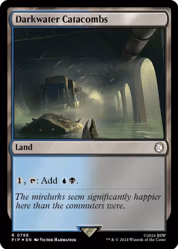 Darkwater Catacombs (Surge Foil) (788), Universes Beyond: Fallout — Magic card price