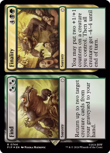 Find // Finality (Surge Foil) (744), Universes Beyond: Fallout — Magic card price