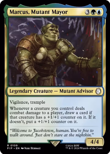Marcus, Mutant Mayor (109), Universes Beyond: Fallout — Magic card price