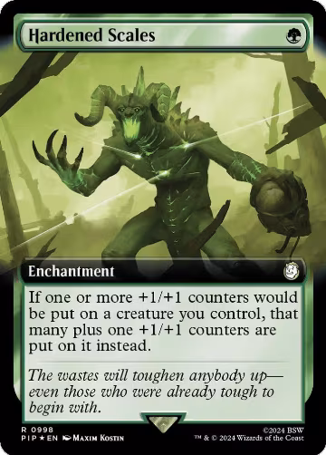Hardened Scales (Extended Art) (Surge Foil) (998), Universes Beyond: Fallout — Magic card price