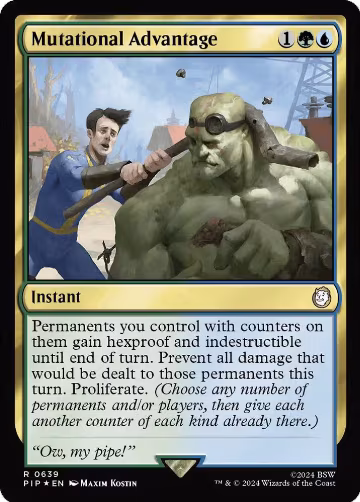 Mutational Advantage (Surge Foil) (639), Universes Beyond: Fallout — Magic card price