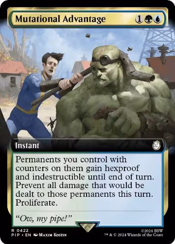 Mutational Advantage (Extended Art) (422), Universes Beyond: Fallout — Magic card price