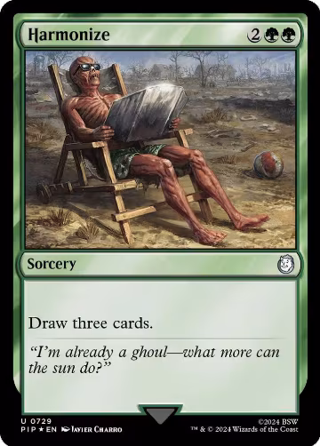 Harmonize (Surge Foil) (729), Universes Beyond: Fallout — Magic card price