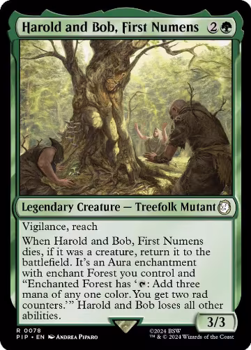 Harold and Bob, First Numens (78), Universes Beyond: Fallout — Magic card price