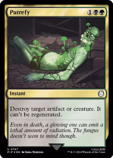 Putrefy (Surge Foil) (747), Universes Beyond: Fallout — Magic card price