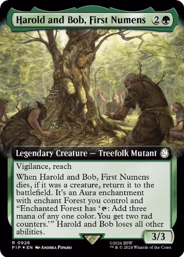 Harold and Bob, First Numens (Extended Art) (Surge Foil) (926), Universes Beyond: Fallout — Magic card price