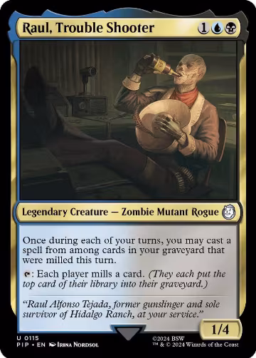 Raul, Trouble Shooter (115), Universes Beyond: Fallout — Magic card price