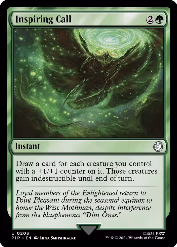 Inspiring Call (203), Universes Beyond: Fallout — Magic card price