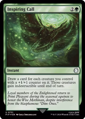 Inspiring Call (Surge Foil) (731), Universes Beyond: Fallout — Magic card price