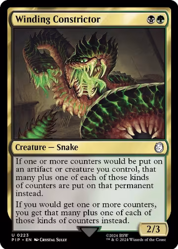 Winding Constrictor (223), Universes Beyond: Fallout — Magic card price