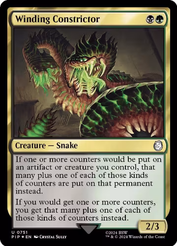 Winding Constrictor (Surge Foil) (751), Universes Beyond: Fallout — Magic card price