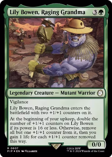 Lily Bowen, Raging Grandma (Surge Foil) (607), Universes Beyond: Fallout — Magic card price