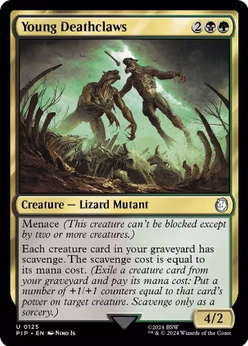 Young Deathclaws (125), Universes Beyond: Fallout — Magic card price