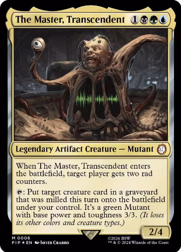 The Master, Transcendent (6), Universes Beyond: Fallout — Magic card price