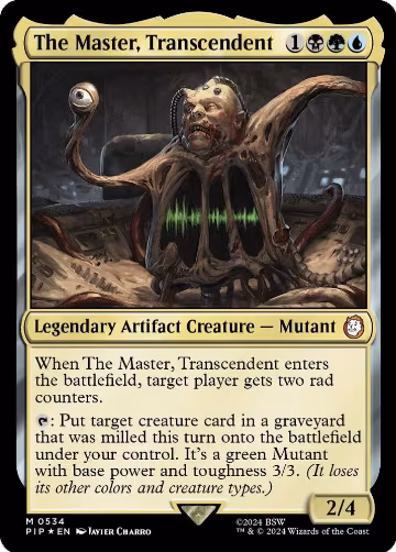 The Master, Transcendent (Surge Foil) (534), Universes Beyond: Fallout — Magic card price