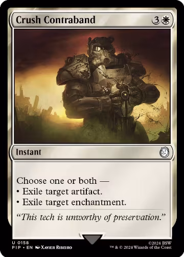 Crush Contraband (158), Universes Beyond: Fallout — Magic card price