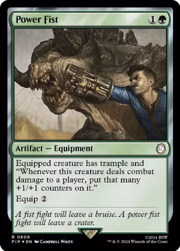 Power Fist (Surge Foil) (609), Universes Beyond: Fallout — Magic card price