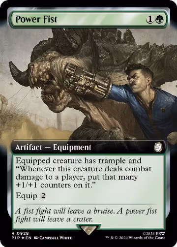 Power Fist (Extended Art) (Surge Foil) (928), Universes Beyond: Fallout — Magic card price