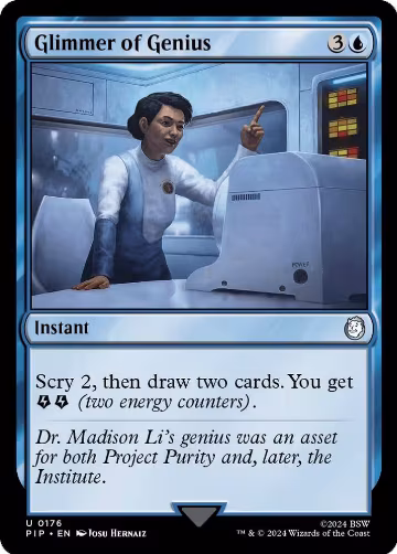 Glimmer of Genius (176), Universes Beyond: Fallout — Magic card price