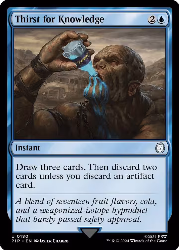 Thirst for Knowledge (180), Universes Beyond: Fallout — Magic card price