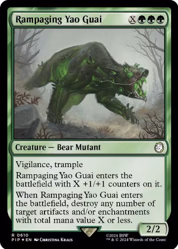 Rampaging Yao Guai (Surge Foil) (610), Universes Beyond: Fallout — Magic card price