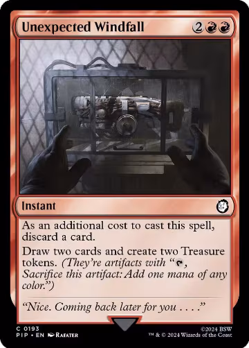 Unexpected Windfall (193), Universes Beyond: Fallout — Magic card price