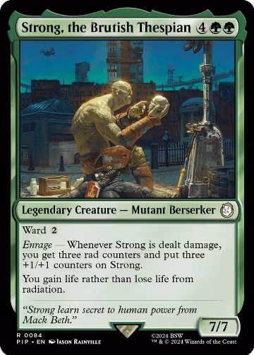 Strong, the Brutish Thespian (84), Universes Beyond: Fallout — Magic card price