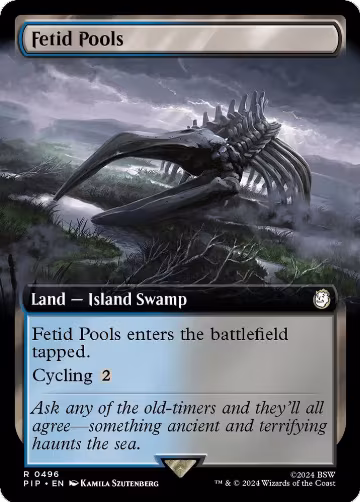 Fetid Pools (Extended Art) (496), Universes Beyond: Fallout — Magic card price