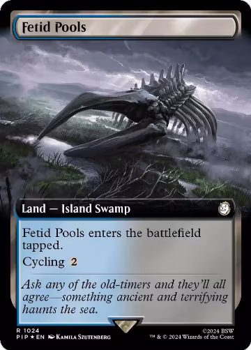 Fetid Pools (Extended Art) (Surge Foil) (1024), Universes Beyond: Fallout — Magic card price