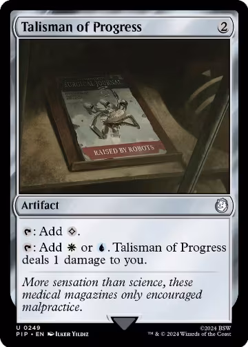 Talisman of Progress (249), Universes Beyond: Fallout — Magic card price