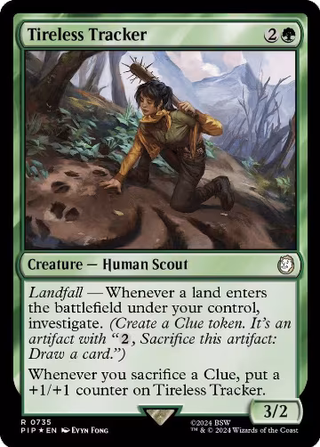Tireless Tracker (Surge Foil) (735), Universes Beyond: Fallout — Magic card price