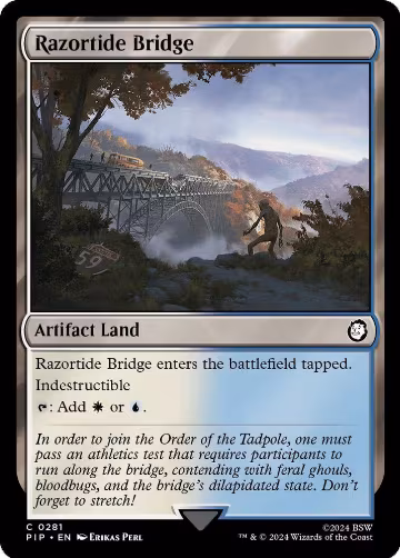 Razortide Bridge (281), Universes Beyond: Fallout — Magic card price