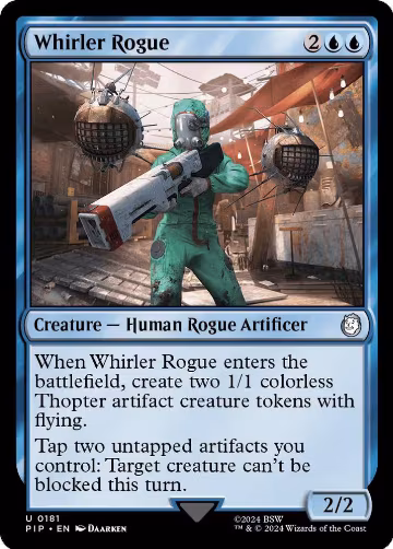 Whirler Rogue (181), Universes Beyond: Fallout — Magic card price