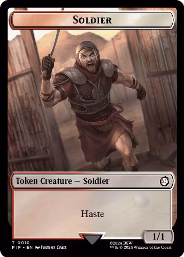Soldier (0010) // Food (0012) Double-Sided Token (10 // 12), Universes Beyond: Fallout — Magic card price