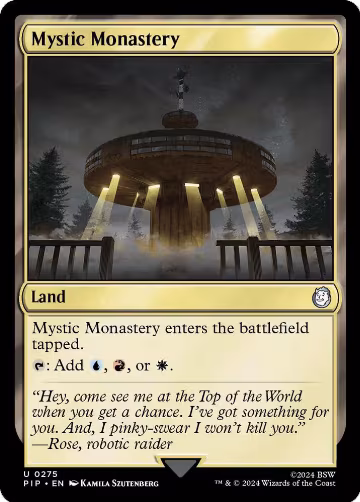 Mystic Monastery (275), Universes Beyond: Fallout — Magic card price