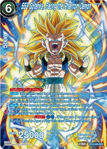 SS3 Gotenks, Facing the Phantom Demon (SPR) (BT24-038), Beyond Generations — DB Super card price
