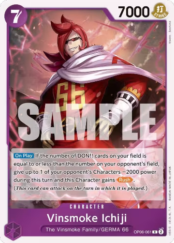 Vinsmoke Ichiji (061) (OP06-061), Wings of the Captain — One Piece card price