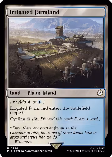 Irrigated Farmland (Surge Foil) (796), Universes Beyond: Fallout — Magic card price